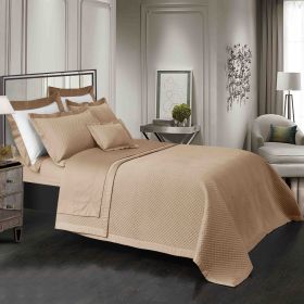 Hotel Melody 1 Покрывало на кровать 260*260, 2шт наволочки 50*75 Champagne