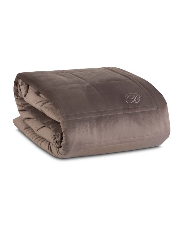 Покрывало Blu velvet 270×270 (Камень) Blumarine