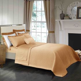 Hotel Melody 1 Покривало на ліжко 260*260, 2шт наволочки 50*75 Gold