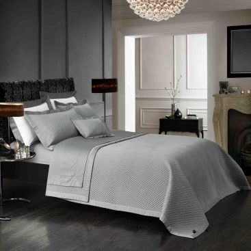 Hotel Melody 1 Покрывало на кровать 260*260, 2шт наволочки 50*75 Grey