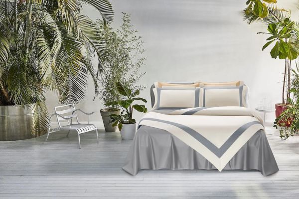 Набор постельного белья Bicolore White/Azure FRCOT08 FRETTE