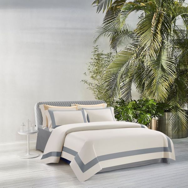 Набор постельного белья Bicolore White/Azure FRCOT08 FRETTE - фото 2