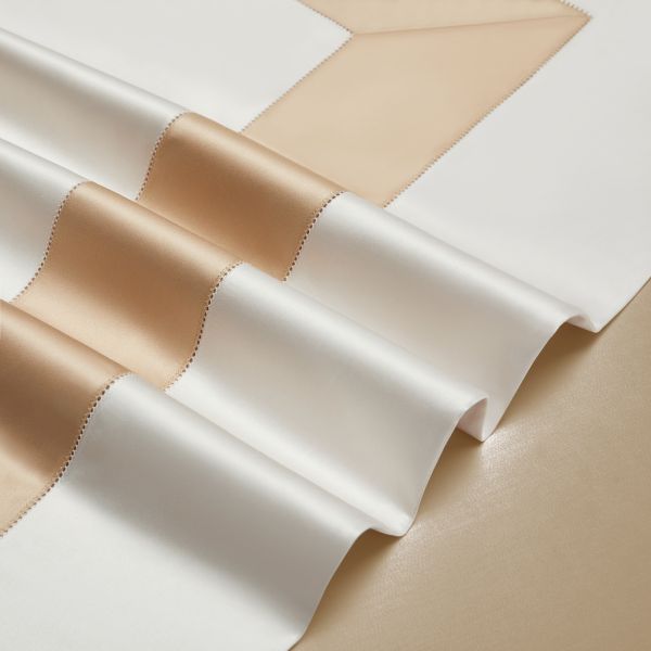 Набір постільної білизни підковдра 2шт FRCOT09-2х160*220 Bicolore White/citrine - фото 3