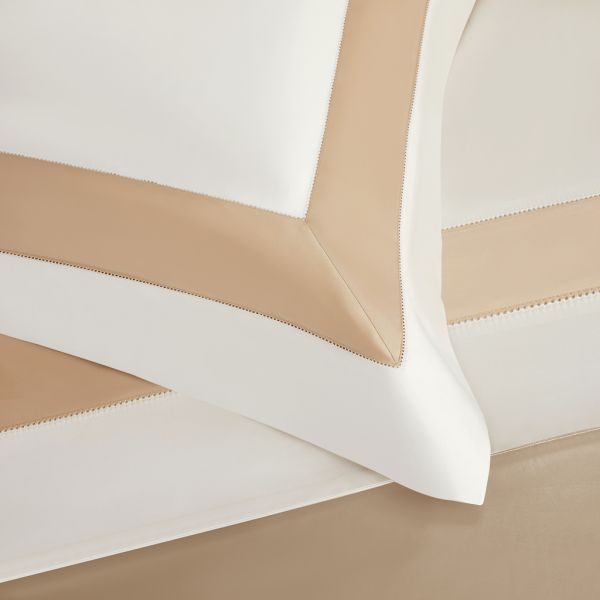 Набор постельного белья Bicolore White/citrine FRCOT09 FRETTE - фото 4