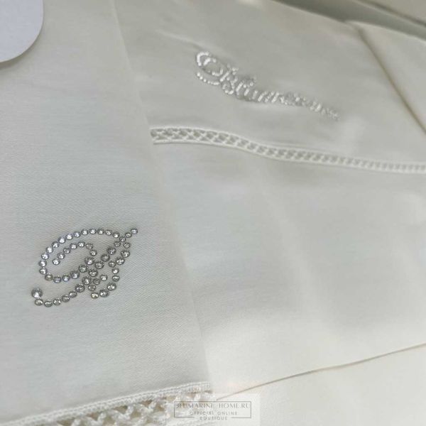 Комплект постельного белья 240x220 Blu notte (Платина) Blumarine - фото 3