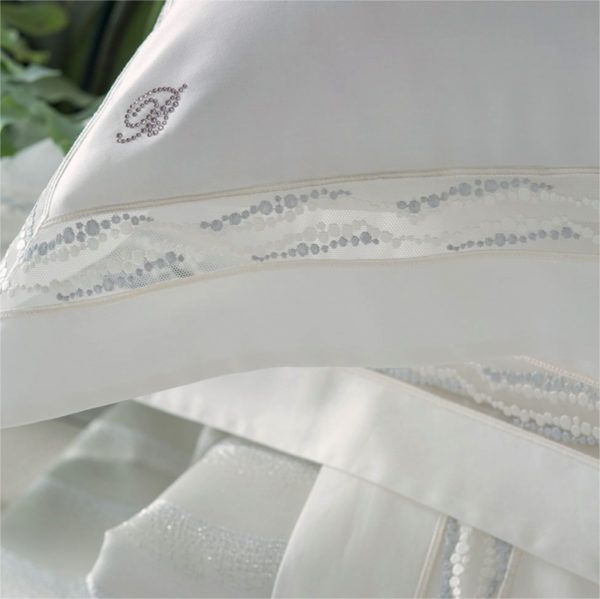 Комплект постельного белья 240х220 Jasmine (Серебро) Blumarine - фото 2