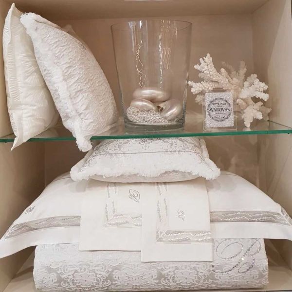 Комплект постельного белья 240х220 Jasmine (Серебро) Blumarine - фото 3