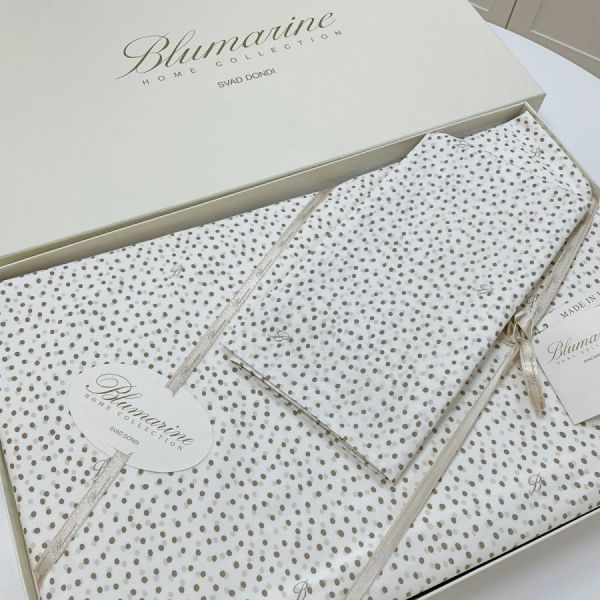 Комплект постельного белья 240x220 Malù (Белый/беж) Blumarine - фото 4