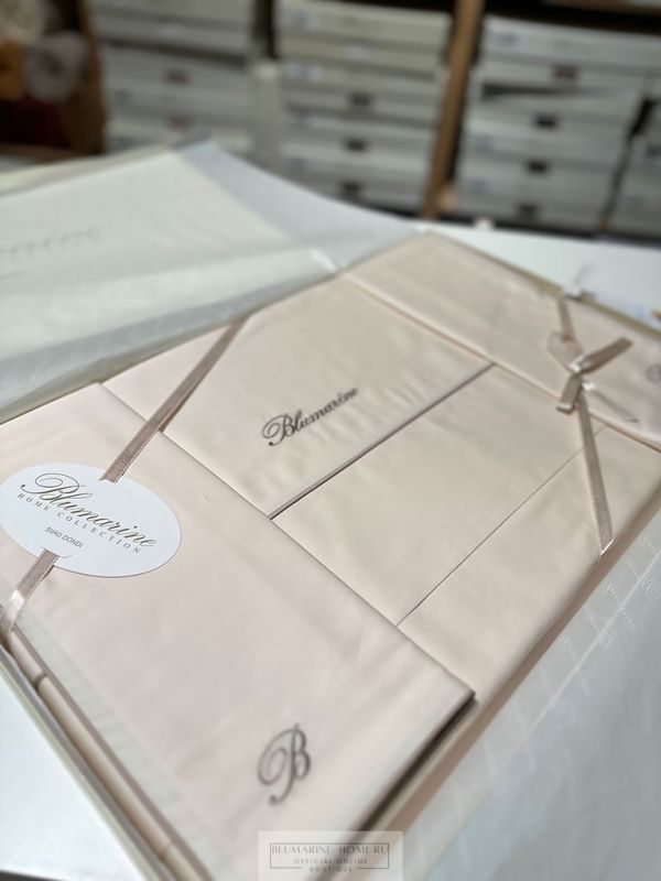 Комплект постельного белья 240x220 Profilo blu (Шелк) Blumarine - фото 5