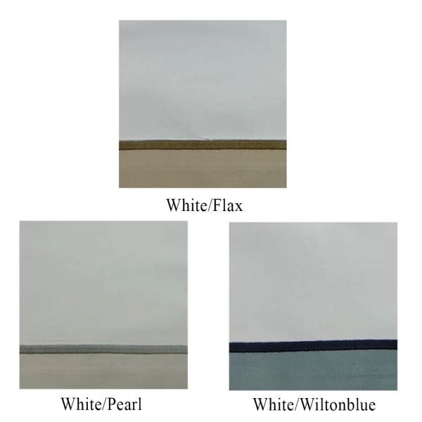 Комплект постільної білизни (Підковдра 200х220, прост. 270х290, 4 нав. 50х70) White pearl Luna Borgo Signoria - фото 5