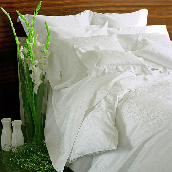 Комплект постільної білизни (Підковдра 200х220, прост. 270х290, 4 нав. 50х70) Ivory Leonardo Hemstitch PDJ Signoria - фото 8