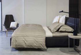 Комплект постільної білизни (Підковдра 220х240, прост. 270х290, 4 нав. 50х70) Ivory Masaccio Striped Signoria