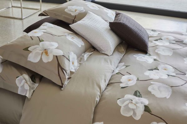 Комплект постільної білизни (Підковдра 200х220, прост. 270х290, 4 нав. 50х70) Khaki Sanremo Signoria