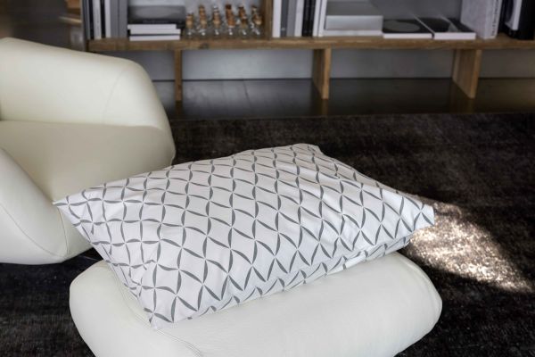 Комплект постельного белья (Пододеяльник 200х220, прост. 270х290, 4 нав. 50х70) White-lead grey Sorrento Signoria - фото 2