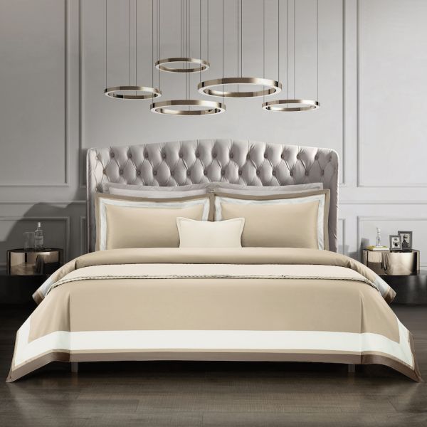 Набір постільної білизни FRCOT03-220*240 Bicolore beige 