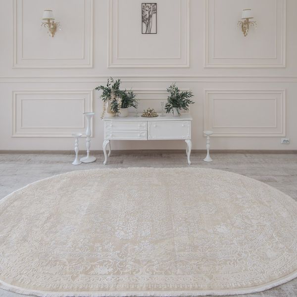 Килим TABOO G980B 1,6x2,3 HB.GREY / GREY Овал КЛАСТ