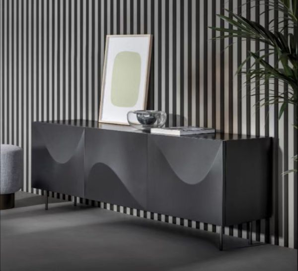 Комод BU010-3D 1790х500х780 мм Матовый серый Mexil