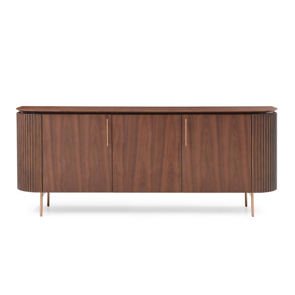 Комод BU2072 2000х420х800 мм Темный орех Mexil