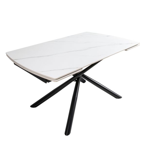 Обеденный стол OKT-2361 1400(2000)*900*760 Белоснежный мат Hestia - фото 8