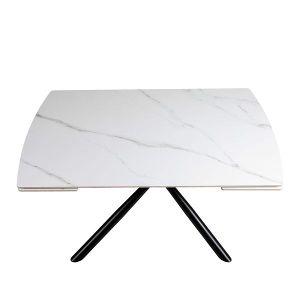 Обеденный стол OKT-2361 1400(2000)*900*760 Белоснежный мат Hestia - фото 4