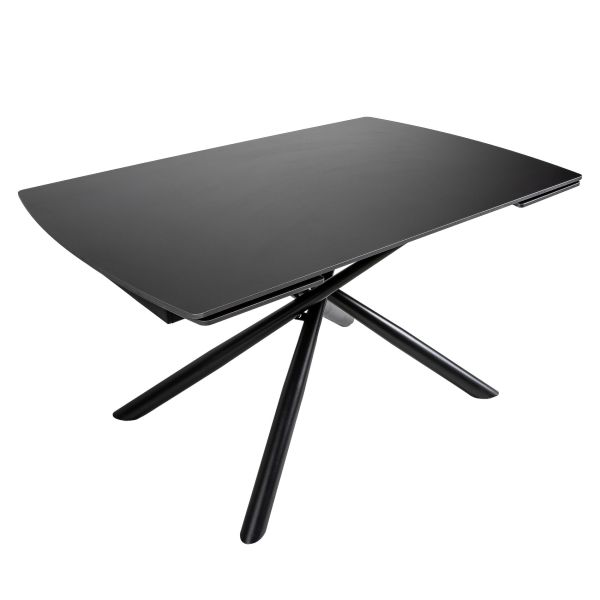 Обідній стіл OKT-2361 1400(2000)*900*760 Чорний мат Hestia - фото 8