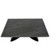 Обеденный стол OKT-2399 1600(2400)*900*760 Австралийский песок, черный матовый Hestia - фото 6