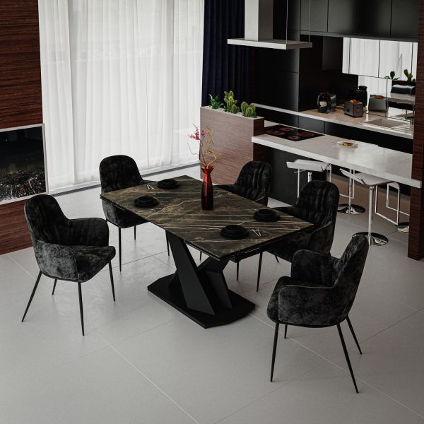 Кухонний стіл Рейн DT-006.01(160-240/90/76)