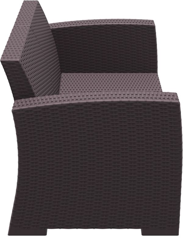 Диван плетений з ратану MONACO 832 коричневий - фото 7