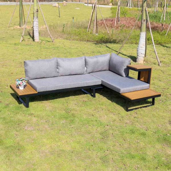 Набор садовой мебели с боковыми столиками AC1587 175х77х68, 70х35х40 DEKA - фото 6