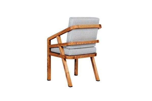 LUGANO DINNER Крісло 580х615х850 ясень, колір тік Woodsun - фото 9