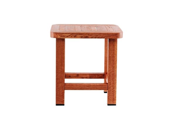 LUGANO GARDEN Стіл журнальний 500х400х500 дуб, колір тік Woodsun - фото 2