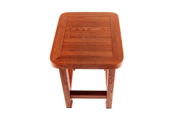 LUGANO GARDEN Стіл журнальний 500х400х500 дуб, колір тік Woodsun - фото 7