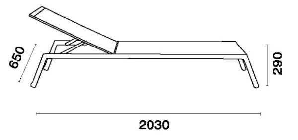 Лежак ZEN білий - фото 2