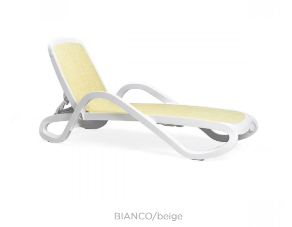 Шезлонг Alfa Bianco/Blu NARDI - фото 5