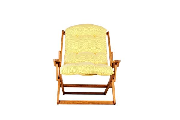 CHALET CHAIR SOFT Крісло шезлонг 750х940х810 ясен, матрац синтепон, колір коричневий Woodsun - фото 2