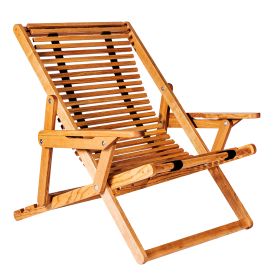 CHALET CHAIR WOOD Крісло шезлонг 760х940х810 дуб, колір венге Woodsun