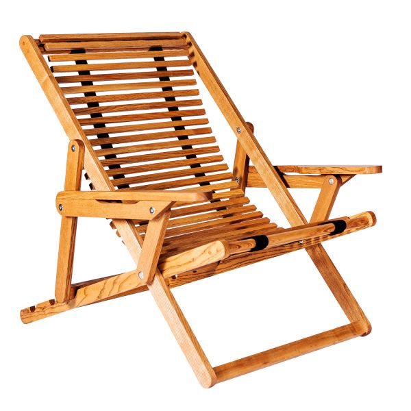 CHALET CHAIR WOOD Крісло шезлонг 760х940х810 дуб, колір венге Woodsun