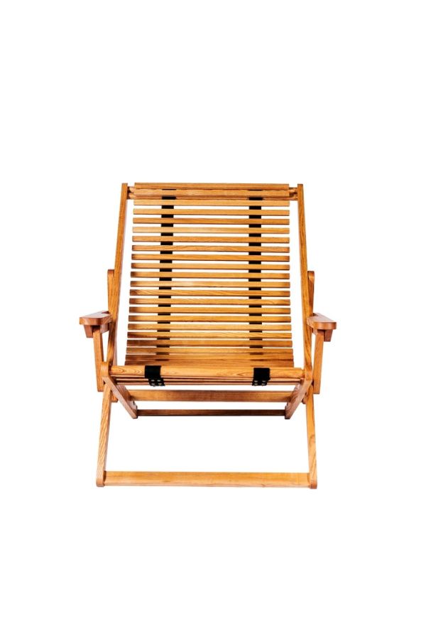 CHALET CHAIR WOOD Крісло шезлонг 760х940х810 дуб, колір венге Woodsun - фото 2
