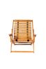 CHALET CHAIR WOOD Крісло шезлонг 760х940х810 дуб, колір венге Woodsun - фото 2