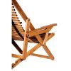 CHALET CHAIR WOOD Крісло шезлонг 760х940х810 дуб, колір венге Woodsun - фото 5