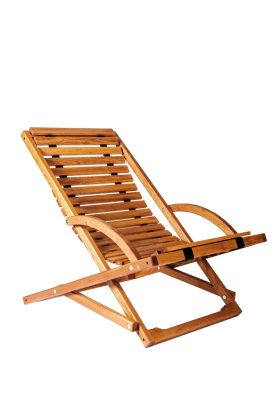 CHALET SWING WOOD Крісло шезлонг 760х900х820 дуб, колір тік Woodsun