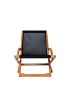 CHALET SWING CLASSIC Крісло шезлонг 760х900х820 дуб, каркас тік, матрац текстилен сірий Woodsun - фото 3