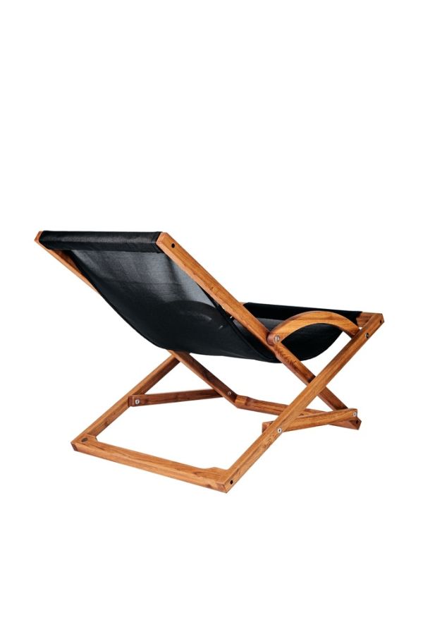 CHALET SWING CLASSIC Крісло шезлонг 760х900х820 дуб, каркас тік, матрац текстилен сірий Woodsun - фото 8