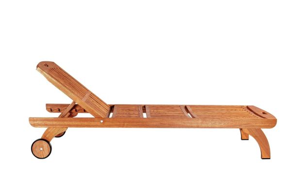 CALIFORNIA LOUNGE VIP Шезлонг 2165х750х330 ясен, колір тік Woodsun - фото 8