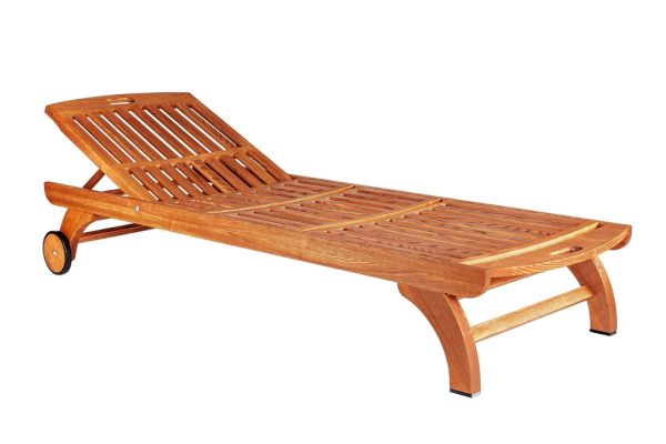 CALIFORNIA LOUNGE VIP Шезлонг 2165х750х330 ясен, колір тік Woodsun - фото 6