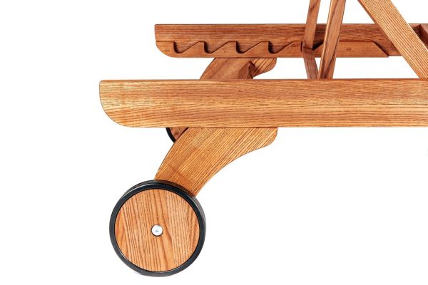 CALIFORNIA LOUNGE VIP Шезлонг 2165х750х330 ясен, колір тік Woodsun - фото 5