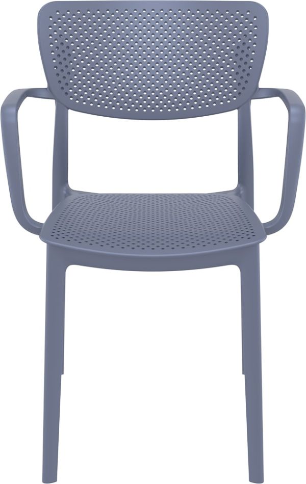 Крісло LOFT 128 темно-сіре - фото 6