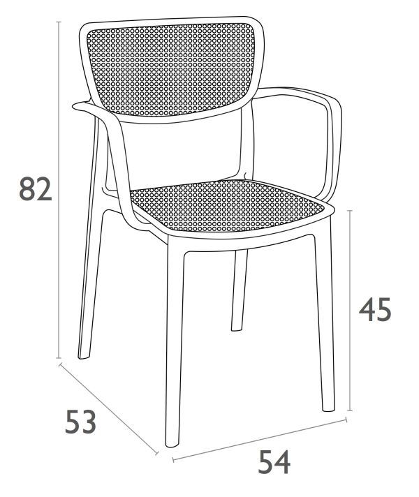 Крісло LOFT 128 чорне - фото 3
