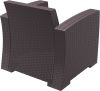 Крісло плетене з ратану MONACO 831 коричневе - фото 4