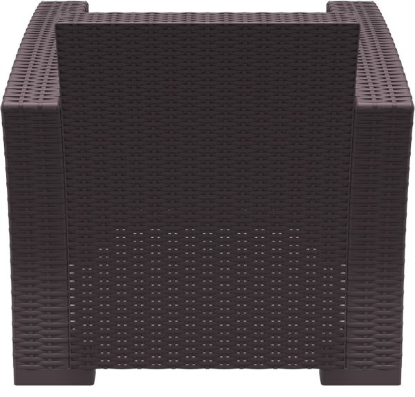 Крісло плетене з ратану MONACO 831 коричневе - фото 3